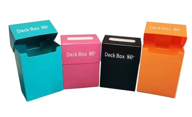 80+ Cards Solid Color Deck Box Pokemon Magic TCG CCG